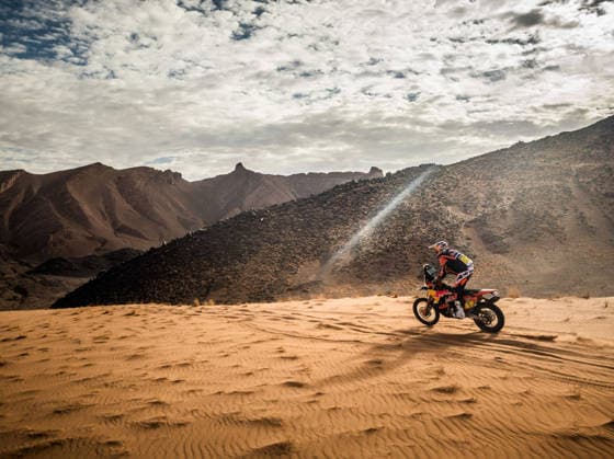 W2RC - RALLYE DU MAROC 2026 01 SANDERS Daniel (aus), Red Bull KTM Factory Racing, KTM 450 Rally Factory, FIM W2RC, Rally GP, action, during the Stage 4 of the Rallye du Maroc 2026, 4th round of the 2026 WR2C Championship from October 2, 2026 around Zagora, Morocco - AgadirMorocco  Copyright: xFREDERICxLExFLOCxHx