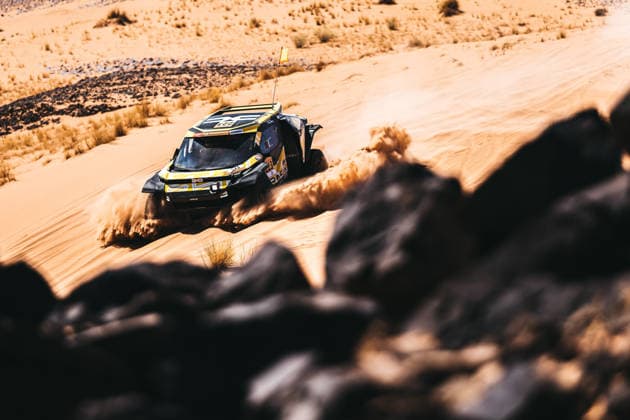 W2RC - RALLYE DU MAROC 2026 223 MORAES Lucas (bra), MORENO Pablo (esp), Dacia Sandrider, The Dacia Sandriders, FIA W2RC, ULT T1+, action during the Stage 4 of the Rallye du Maroc 2026, 4th round of the 2026 WR2C Championship from October 2, 2026 around Zagora, Morocco - AgadirMorocco  Copyright: xDamienxSaulnierx