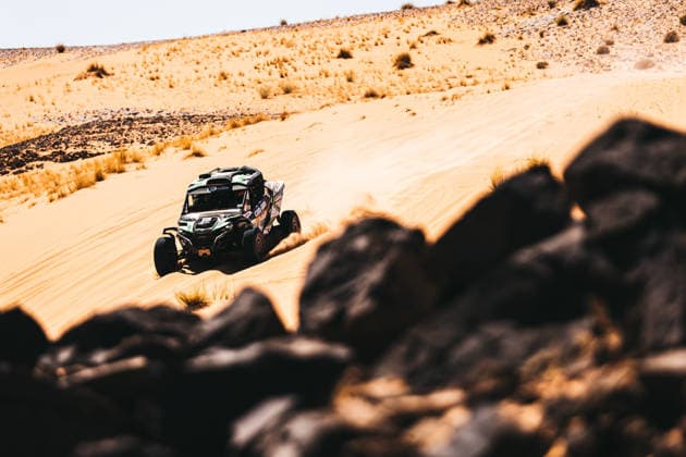 W2RC - RALLYE DU MAROC 2026 401 GONZALEZ FERIOLI Jeremias (arg), RINALDI Gonzalo (arg), BRP Can-Am Maverick R, Can-Am Factory Team, SSV SSV1, action during the Stage 4 of the Rallye du Maroc 2026, 4th round of the 2026 WR2C Championship from October 2, 2026 around Zagora, Morocco - AgadirMorocco  Copyright: xDamienxSaulnierx