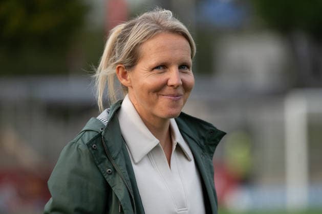 Friederike Fritzy Kromp (Trainerin, Werder Bremen Frauen), Bayer 04 Leverkusen Frauen vs. SV Werder Bremen Frauen, Fussball, Google Pixel Frauen-Bundesliga, 6. Spieltag, 2026 2027, 02.10.2026 DFB regulations prohibit any use of photographs as image sequences and or quasi-video Leverkusen Nordrhein-Westfalen Deutschland