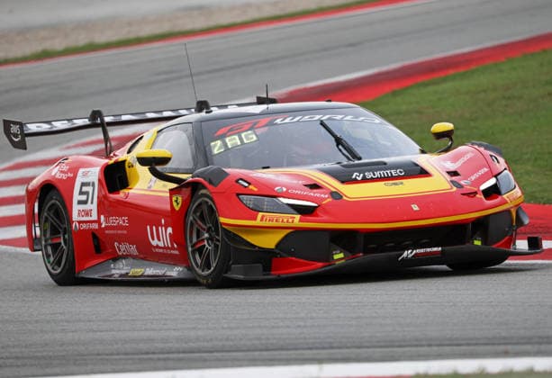GT World Challenge Europe powered by AWS Barcelona 2026 Matias Zagazeta, of AF Corse, drives a Ferrari 296 GT3 EVO during free practice 1 of the GT World Challenge powered by AWS 2026 at the Barcelona-Catalunya Circuit in Barcelona, Spain, on October 2, 2026. Barcelona Barcelona Spain  Copyright: xUrbanandsportx originalFilename:valls-gtworldc261102_np5WB.jpg