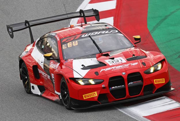 GT World Challenge Europe powered by AWS Barcelona 2026 Darren Leung, of Paradine Competition, drives a BMW M4 GT3 EVO during free practice 1 of the GT World Challenge powered by AWS 2026 at the Barcelona-Catalunya Circuit in Barcelona, Spain, on October 2, 2026. Barcelona Barcelona Spain  Copyright: xUrbanandsportx originalFilename:valls-gtworldc261102_np8yI.jpg