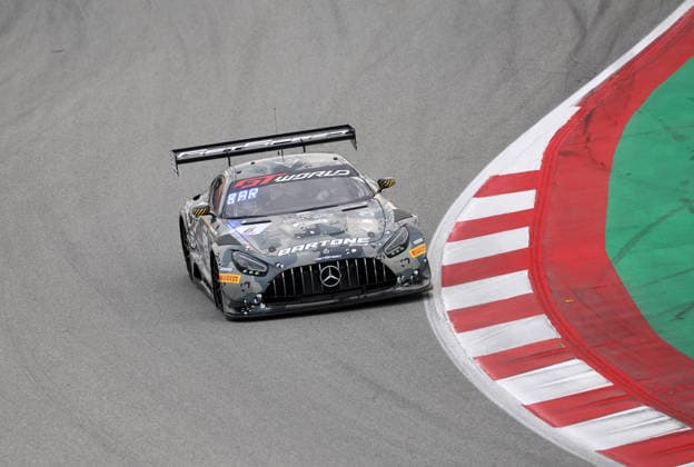 GT World Challenge Europe powered by AWS Barcelona 2026 Anthony Bartone, of GetSpeed Team Bartone Bros, drives a Mercedes-AMG GT3 EVO during free practice 1 of the GT World Challenge powered by AWS 2026 at the Barcelona-Catalunya Circuit in Barcelona, Spain, on October 2, 2026. Barcelona Barcelona Spain  Copyright: xUrbanandsportx originalFilename:valls-gtworldc261102_npcwE.jpg