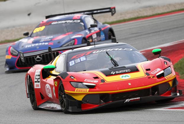 GT World Challenge Europe powered by AWS Barcelona 2026 Gilles Stadsbader, of AF Corse, drives a Ferrari 296 GT3 EVO during free practice 1 of the GT World Challenge powered by AWS 2026 at the Barcelona-Catalunya Circuit in Barcelona, Spain, on October 2, 2026. Barcelona Barcelona Spain  Copyright: xUrbanandsportx originalFilename:valls-gtworldc261102_npXQZ.jpg