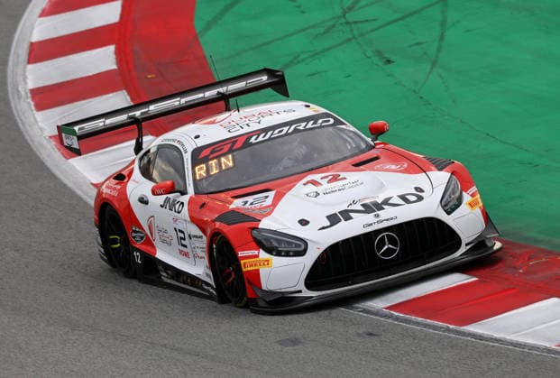 GT World Challenge Europe powered by AWS Barcelona 2026 Gabriel Rindone, of GetSpeed Team Dubai, drives a Mercedes-AMG GT3 EVO during free practice 1 of the GT World Challenge powered by AWS 2026 at the Barcelona-Catalunya Circuit in Barcelona, Spain, on October 2, 2026. Barcelona Barcelona Spain  Copyright: xUrbanandsportx originalFilename:valls-gtworldc261102_npWUm.jpg
