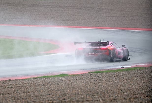 GT World Challenge Europe powered by AWS Barcelona 2026 Konsta Lappalainen of Emil Frey Racing drives a Ferrari 296 GT3 EVO during free practice 2 of the GT World Challenge Europe powered by AWS 2026 at the Barcelona-Catalunya Circuit in Barcelona, Spain, on October 2, 2026. Barcelona Barcelona Spain  Copyright: xUrbanandsportx originalFilename:valls-gtworldc261102_npFrp.jpg