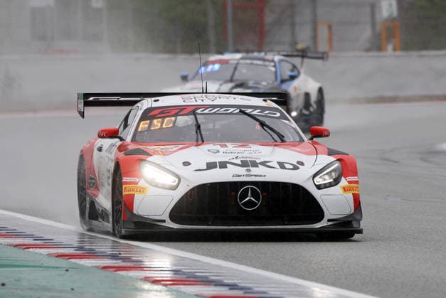 GT World Challenge Europe powered by AWS Barcelona 2026 Fabian Schiller of GetSpeed Team Dubai drives a Mercedes-AMG GT3 EVO during free practice 2 of the GT World Challenge Europe powered by AWS 2026 at the Barcelona-Catalunya Circuit in Barcelona, Spain, on October 2, 2026. Barcelona Barcelona Spain  Copyright: xUrbanandsportx originalFilename:valls-gtworldc261102_npi2B.jpg