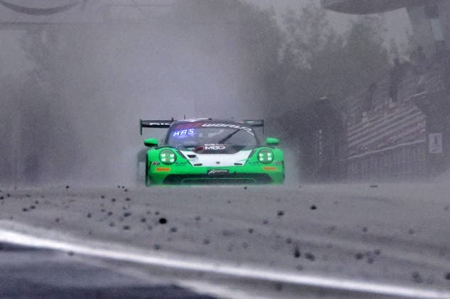 GT World Challenge Europe powered by AWS Barcelona 2026 Mark Kastelic, of Dinamic GT, drives a Porsche 911 GT3 R (992) EVO during free practice 2 of the GT World Challenge Europe powered by AWS 2026 at the Barcelona-Catalunya Circuit in Barcelona, Spain, on October 2, 2026. Barcelona Barcelona Spain  Copyright: xUrbanandsportx originalFilename:valls-gtworldc261102_npOyM.jpg