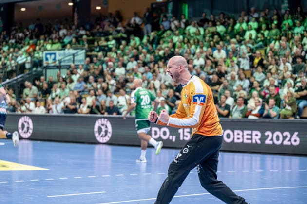 OPEL Handball Bundesliga; HSG Wetzlar - Rhein-Neckar-Löwen, 02.10.26 Bart Ravensbergen (HSG Wetzlar, 1) OPEL Handball Bundesliga; HSG Wetzlar - Rhein-Neckar-Löwen: Wetzlar, 02.10.26 Copyright: xBEAUTIFULxSPORTS Roeczeyx