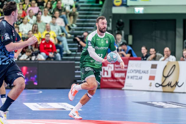 OPEL Handball Bundesliga; HSG Wetzlar - Rhein-Neckar-Löwen, 02.10.26 Nikolaj Laesoe (HSG Wetzlar, 32) OPEL Handball Bundesliga; HSG Wetzlar - Rhein-Neckar-Löwen: Wetzlar, 02.10.26 Copyright: xBEAUTIFULxSPORTS Roeczeyx