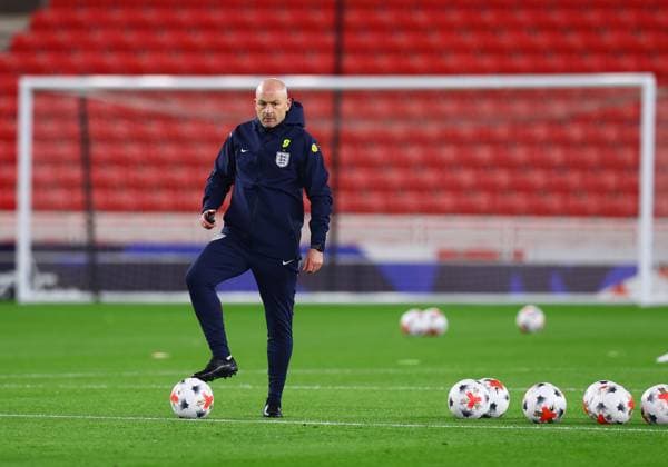 England U21, U 21 manager Lee Carsley England U21 v Slovakia U21, UEFA European U21 Championship Qualifying, Football, bet365 Stadium, Stoke-on-Trent, UK - 02 Oct 2026Stoke-on-Trent bet365 Stadium United Kingdom  Copyright: xMattxWest Shutterstockx 17182547e
