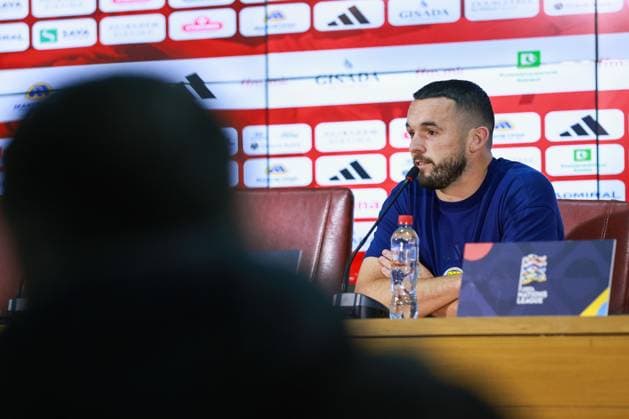 Scotland captain John McGinn Scotland press conference, PK, Pressekonferenz International Football, National Arena Todor, Proeski, Skopje, North Macedonia - 02 Oct 2026Skopje National Arena Todor Proeski North Macedonia  Copyright: xNikolaxKrstic Shutterstockx 17177971g