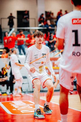 BB-2BL SBB Boerde Baskets - Giessen 46ers Paul Manuel Raabe (SBB Boerde Baskets) waehrend der Saison 2026-2027 in der 2. Barmer Basketball Bundesliga Pro A am 2. Spieltag SBB Baskets und Giessen 46ers in der Wolfgang-Lakenmacher-Halle am 2. October 2026 in Magdeburg, Sachsen Anhalt, Deutschland