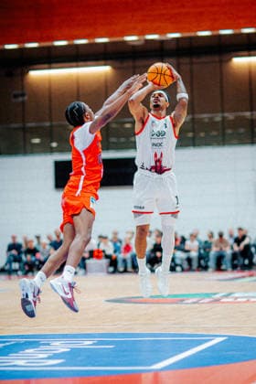 BB-2BL SBB Boerde Baskets - Giessen 46ers Marcus Evans (SBB Boerde Baskets) waehrend der Saison 2026-2027 in der 2. Barmer Basketball Bundesliga Pro A am 2. Spieltag SBB Baskets und Giessen 46ers in der Wolfgang-Lakenmacher-Halle am 2. October 2026 in Magdeburg, Sachsen Anhalt, Deutschland
