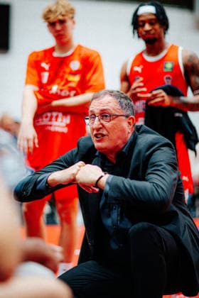 BB-2BL SBB Boerde Baskets - Giessen 46ers Branislav Ignjatovic (GIESSEN 46ers) waehrend der Saison 2026-2027 in der 2. Barmer Basketball Bundesliga Pro A am 2. Spieltag SBB Baskets und Giessen 46ers in der Wolfgang-Lakenmacher-Halle am 2. October 2026 in Magdeburg, Sachsen Anhalt, Deutschland