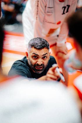 BB-2BL SBB Boerde Baskets - Giessen 46ers Achmadschah Zazai (SBB Boerde Baskets) waehrend der Saison 2026-2027 in der 2. Barmer Basketball Bundesliga Pro A am 2. Spieltag SBB Baskets und Giessen 46ers in der Wolfgang-Lakenmacher-Halle am 2. October 2026 in Magdeburg, Sachsen Anhalt, Deutschland
