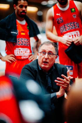 BB-2BL SBB Boerde Baskets - Giessen 46ers Branislav Ignjatovic (GIESSEN 46ers) waehrend der Saison 2026-2027 in der 2. Barmer Basketball Bundesliga Pro A am 2. Spieltag SBB Baskets und Giessen 46ers in der Wolfgang-Lakenmacher-Halle am 2. October 2026 in Magdeburg, Sachsen Anhalt, Deutschland