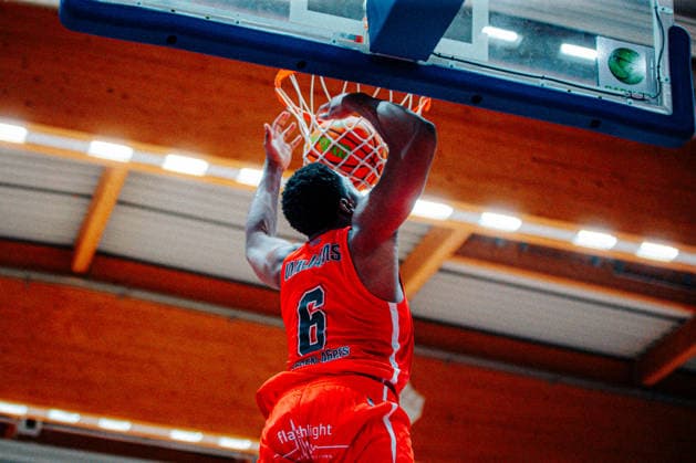 BB-2BL SBB Boerde Baskets - Giessen 46ers Alexander Williams (GIESSEN 46ers) waehrend der Saison 2026-2027 in der 2. Barmer Basketball Bundesliga Pro A am 2. Spieltag SBB Baskets und Giessen 46ers in der Wolfgang-Lakenmacher-Halle am 2. October 2026 in Magdeburg, Sachsen Anhalt, Deutschland
