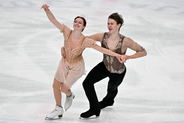 LJUBLJANA; SLOVENIJA - OCTOBER 02: Darya Grimm and Grigorii Rodin of Germany in action during the Junior Ice Dance - Rhythm Dance on the ISU Figure skating, Eiskunstlauf Junior Grand Prix Ljubljana 2026 in Hala Tivoli on October 02, 2026 in Ljubljana, Slovenia. (Photo by Igor Kupljenik Sports Press Photo). Copyright: xIgorxKupljenikx xSPPx Sportspressphoto_SPR243813