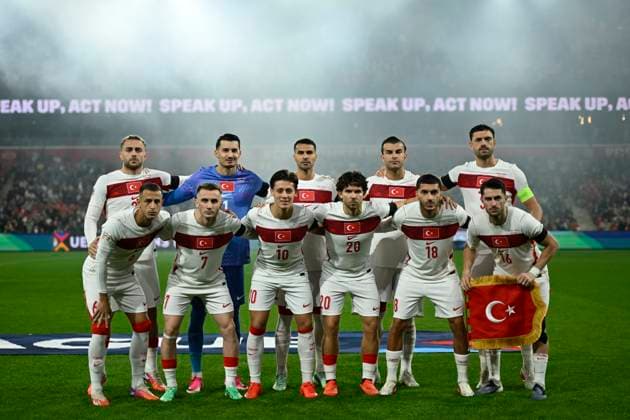 Belgium v Turkey - UEFA Nations League 2026 LIEGE, BELGIUM - OCTOBER 02 : players of Turkey during the UEFA Nations League tournament league phase matchday 3 group A1 match between Belgium and Turkey on October 2, 2026 in Liege, Belgium, 02 10 2026 Liege Belgium  Copyright: xNicoxVereeckenx