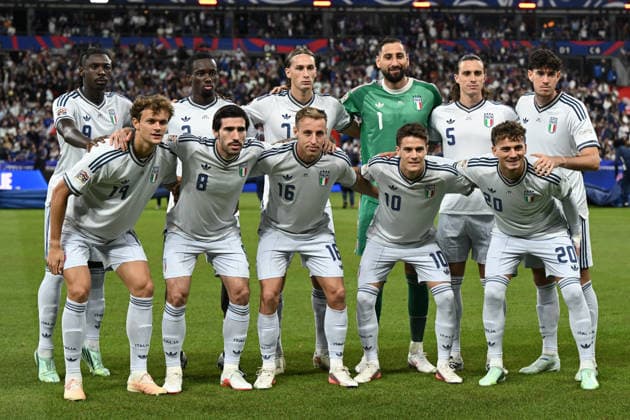Db Parigi 02 10 2026 - Nations League Francia-Italia foto Daniele Buffa Image nella foto: formazione Italia 