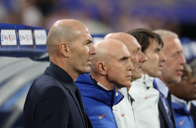 2026 27 UEFA Nations League football match between France and Italy Zinedine Zidane Head Coach of France during the 2026 27 UEFA Nations League football match between France and Italy on October 2, 2026, at the Stade de France in Paris. PARIGI Stadio De France Parigi Francia Copyright: xFABIOxSASSOxFabioxSassox Francia Italia2026_10_02Fabio Sasso5075