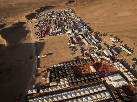 W2RC - RALLYE DU MAROC 2026 Bivouac Zagora, ambiance , during the Stage 4 of the Rallye du Maroc 2026, 4th round of the 2026 WR2C Championship from October 2, 2026 around Zagora, Morocco - AgadirMorocco  Copyright: xFREDERICxLExFLOCxHx