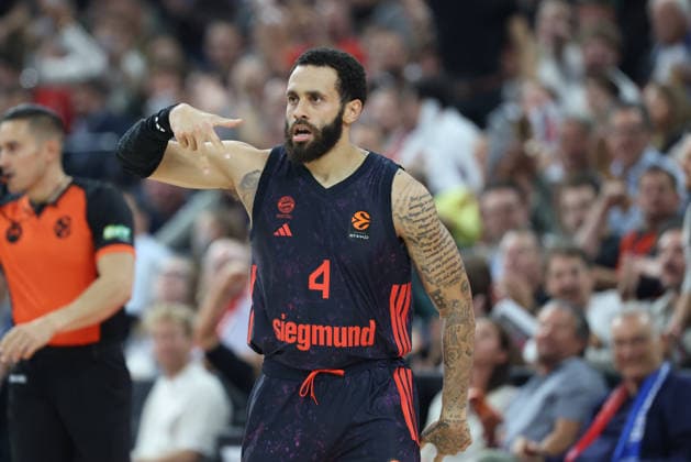 Duane Washington Jr. (FC Bayern Basketball, 04) bejubelt einen Treffer, Jubel, Emotionen, GER, FC Bayern Basketball vs. Partizan Mozzart Bet Belgrad, Basketball, Euroleague, 3. Spieltag, Saison 2026 2027, 02.10.2026, GER, FC Bayern Basketball vs. Partizan Mozzart Bet Belgrad, Basketball, Euroleague, 3. Spieltag, Saison 2026 2027, 02.10.2026 Muenchen Copyright: xEibner-Pressefoto JennixMaulx EP_JML