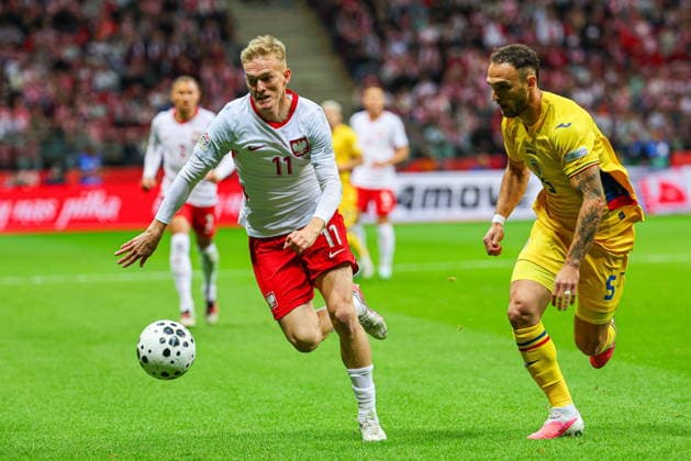2026.10.02 Warszawa pilka nozna UEFA Liga Narodow Polska - Rumunia N z Karol Swiderski Foto Pawel Andrachiewicz PressFocus 2026.10.02 Warsaw Football - UEFA Nations League Poland - Romania Karol Swiderski Credit: Pawel Andrachiewicz PressFocus NEWSPIX.PL --- newspix.pl POLAND OUT! 