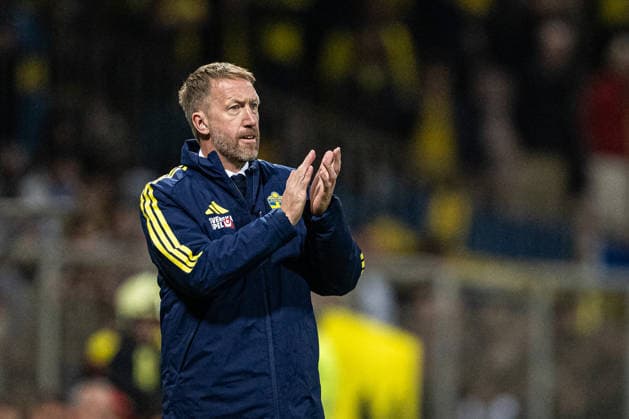 261002 Coach Graham Potter of Sweden during the Nations League football match between Bosnia and Herzegovina and Sweden on October 2, 2026 in Zenica. Photo: Ludvig Thunman BILDBYRAN kod LT LT0823 fotboll football soccer fotball nations league uefa nations league bosnia and herzegovina sverige sweden sverige a bbeng Copyright: LUDVIGxTHUNMAN BB261002LT136