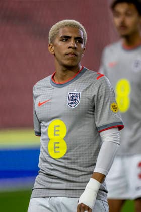 RECORD DATE NOT STATED 2nd October 2026; bet365 Stadium, Stoke-on-Trent, England; UEFA U21, U 21 Championship Qualification Football, England U21 versus Slovakia U21; Rico Lewis of England during the warm up TimxWilliams