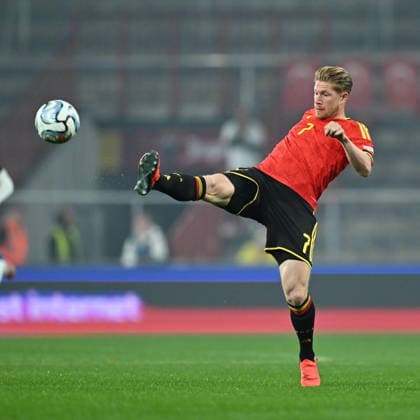 Belgium v Turkiye - UEFA Nations League LIEGE, BELGIUM - OCTOBER 02: Kevin De Bruyne (7) of Belgium in action during the UEFA Nations League A match between Belgium and Turkiye at Maurice Dufrasne Stadium in Liege, Belgium on October 02, 2026. Mustafa Yalcin Anadolu Liege Belgium. Editorial use only. Please get in touch for any other usage.  Copyright: x2026xAnadoluxMustafaxYalcinx