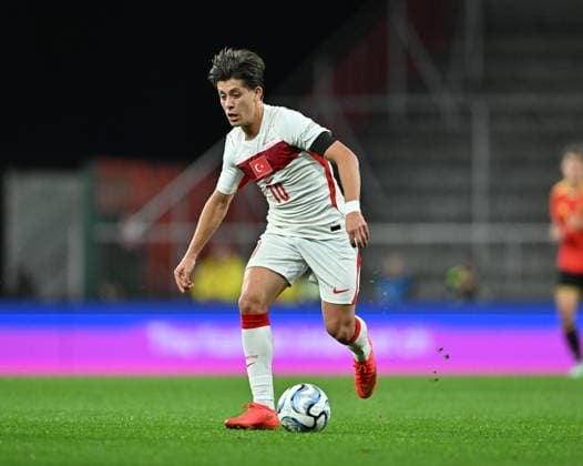Belgium v Turkiye - UEFA Nations League LIEGE, BELGIUM - OCTOBER 02: Arda Guler (10) of Turkiye in action during the UEFA Nations League A match between Belgium and Turkiye at Maurice Dufrasne Stadium in Liege, Belgium on October 02, 2026. Mustafa Yalcin Anadolu Liege Belgium. Editorial use only. Please get in touch for any other usage.  Copyright: x2026xAnadoluxMustafaxYalcinx