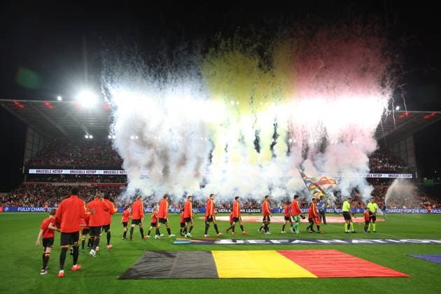 Red Devils pictured before a soccer game between Belgian national team, Nationalteam Red Devils and Turkey, on Friday 2 October 2026 in Liege, the third game of the UEFA Nations League group stage. VIRGINIExLEFOUR  x0868444521stx