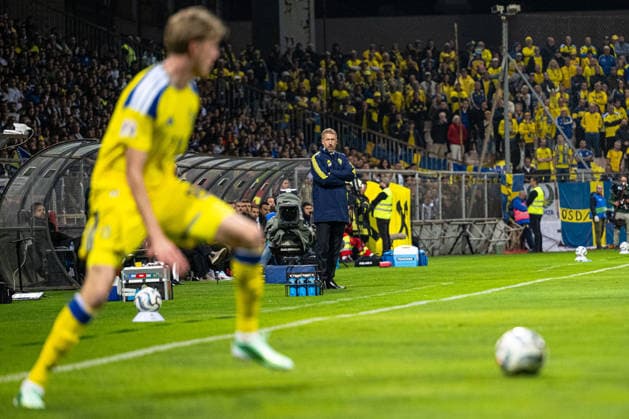 261002 Coach Graham Potter of Sweden during the Nations League football match between Bosnia and Herzegovina and Sweden on October 2, 2026 in Zenica. Photo: Ludvig Thunman BILDBYRAN kod LT LT0823 fotboll football soccer fotball nations league uefa nations league bosnia and herzegovina sverige sweden sverige a bbeng Copyright: LUDVIGxTHUNMAN BB261002LT158