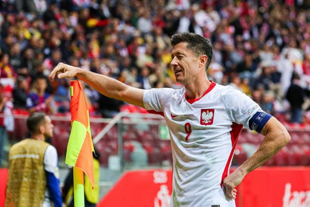 2026.10.02 Warszawa pilka nozna UEFA Liga Narodow Polska - Rumunia N z rzut karny (penalty kick) bramka gol radosc na 1-0 Robert Lewandowski Foto Pawel Andrachiewicz PressFocus 2026.10.02 Warsaw Football - UEFA Nations League Poland - Romania rzut karny (penalty kick) bramka gol radosc na 1-0 Robert Lewandowski Credit: Pawel Andrachiewicz PressFocus NEWSPIX.PL --- newspix.pl POLAND OUT! 