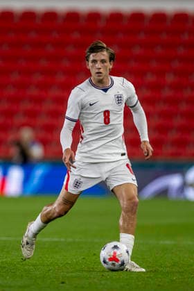 RECORD DATE NOT STATED 2nd October 2026; bet365 Stadium, Stoke-on-Trent, England; UEFA U21, U 21 Championship Qualification Football, England U21 versus Slovakia U21; Sydie Peck of England TimxWilliams