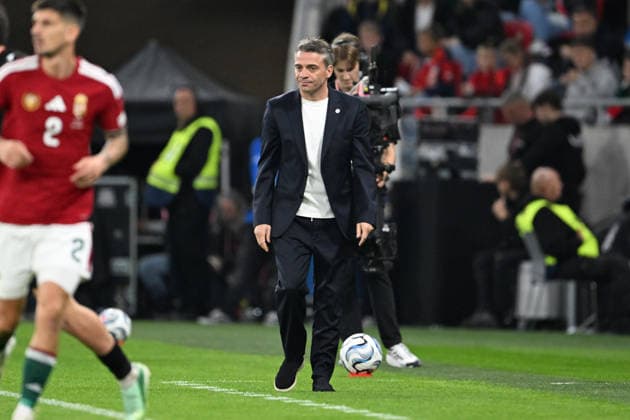 IPA89231661 - Coach Ramaz Svanadze during the Nations League phase, Matchday 3, League B Group B2, between Hungary and Georgia, on October 2, 2026, at the Puskás Arena in Budapest, Hungary  Copyright: xVincenzoxOrlando IPAxSportx xx IPA89231661