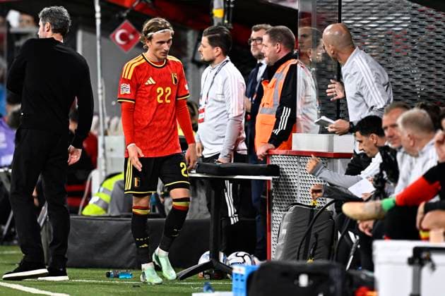 Belgium v Turkey - UEFA Nations League 2026 LIEGE, BELGIUM - OCTOBER 02 : Godts Mika forward of Belgium during the UEFA Nations League tournament league phase matchday 3 group A1 match between Belgium and Turkey on October 2, 2026 in Liege, Belgium, 02 10 2026 Liege Belgium  Copyright: xTomasxSiskx