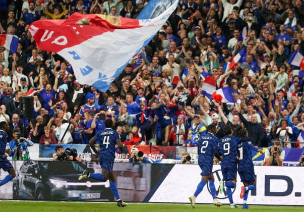 October 2, 2026, Parigi, Parigi, Francia: Goal the Michael Olise of France during the 2026 27 UEFA Nations League football match between France and Italy on October 2, 2026, at the Stade de France in Paris. 2026 27 UEFA Nations League Football Match Between France And Italy  - ZUMAs236 20261002_aap_s236_124 Copyright: xFabioxSassox