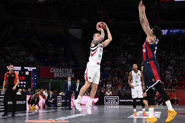 Garrison Mathews Kosner Baskonia Vitoria-Gasteiz - Armani Olimpia Milano EuroLeague 2026-27 Vitoria-Gasteiz, 02 10 2026 Foto M.Ceretti Ciamillo-Castoria Vitoria-Gasteiz  Copyright: xMassimoxCerettix