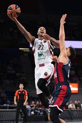 Devon Hall Kosner Baskonia Vitoria-Gasteiz - Armani Olimpia Milano EuroLeague 2026-27 Vitoria-Gasteiz, 02 10 2026 Foto M.Ceretti Ciamillo-Castoria Vitoria-Gasteiz  Copyright: xMassimoxCerettix