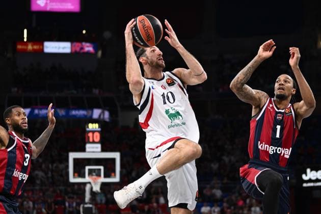 Leandro Bolmaro Kosner Baskonia Vitoria-Gasteiz - Armani Olimpia Milano EuroLeague 2026-27 Vitoria-Gasteiz, 02 10 2026 Foto M.Ceretti Ciamillo-Castoria Vitoria-Gasteiz  Copyright: xMassimoxCerettix