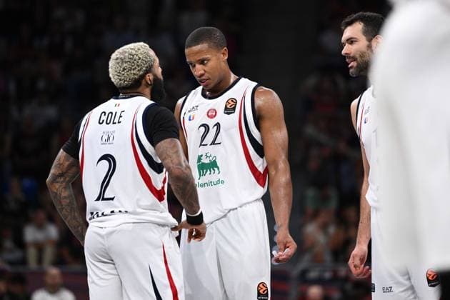 RJ Cole, Devon Hall Kosner Baskonia Vitoria-Gasteiz - Armani Olimpia Milano EuroLeague 2026-27 Vitoria-Gasteiz, 02 10 2026 Foto M.Ceretti Ciamillo-Castoria Vitoria-Gasteiz  Copyright: xMassimoxCerettix