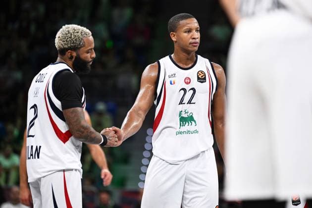 RJ Cole, Devon Hall Kosner Baskonia Vitoria-Gasteiz - Armani Olimpia Milano EuroLeague 2026-27 Vitoria-Gasteiz, 02 10 2026 Foto M.Ceretti Ciamillo-Castoria Vitoria-Gasteiz  Copyright: xMassimoxCerettix