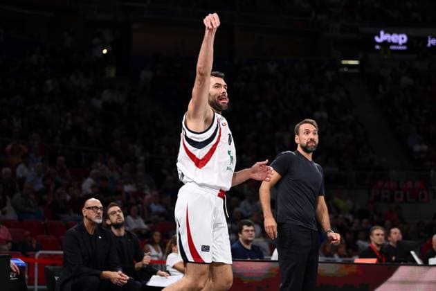 Giampaolo Ricci Kosner Baskonia Vitoria-Gasteiz - Armani Olimpia Milano EuroLeague 2026-27 Vitoria-Gasteiz, 02 10 2026 Foto M.Ceretti Ciamillo-Castoria Vitoria-Gasteiz  Copyright: xMassimoxCerettix