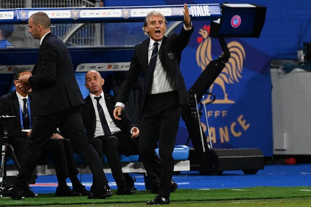 IPA89232442 - Roberto Mancini (Head Coach of Italy) during the France vs. Italy UEFA Nations League soccer match in Paris, France, on October 2, 2026  Copyright: xPasqualexGolia IPAxSportx xx IPA89232442