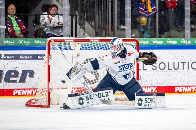 02.10.2026 - Eishockey - Saison 2026 2027 - Penny DEL - Nürnberg Ice Tigers Icetigers - Schwenninger Wild Wings Schwenningen - ThHa - xthxhax - Tor gegen Simon Wolf (35, Schwenninger Wild Wings, SWW )