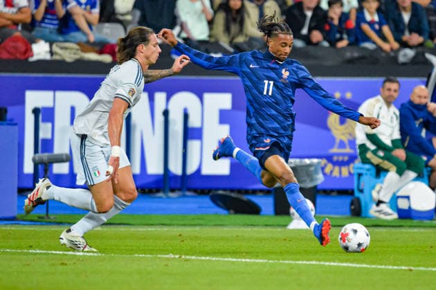FOOTBALL : France vs Italie - Ligue des Nations - 3e JournÃ e - 02 10 2026 Michael Olise (France) Saint DenisFrance  Copyright: xBaptistexAutissierx