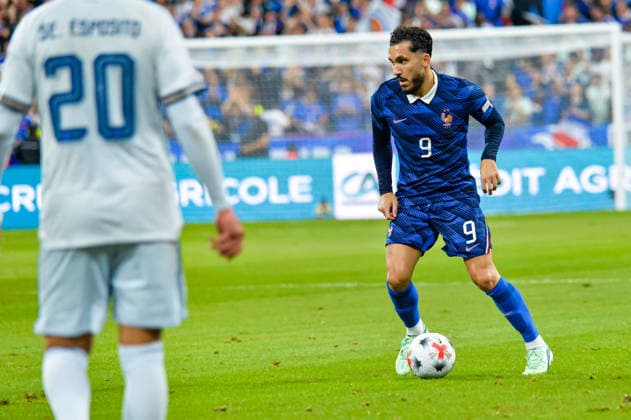 FOOTBALL : France vs Italie - Ligue des Nations - 3e JournÃ e - 02 10 2026 Rayan Cherki (France) Saint DenisFrance  Copyright: xBaptistexAutissierx